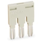 WAGO ELETTRONICA - Ponticello.3 poli.isolato.grigio chiaro
