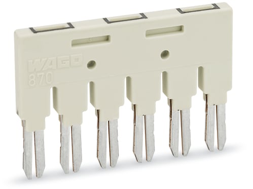 WAGO ELETTRONICA - Ponticello Delta.isolato.grigio chiaro 870-406/020-000
