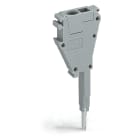 WAGO ELETTRONICA - Modulo connessione secondaria.modulare.adatto per i morsetti della serie 870 con prese per ponticelli nella barra di corrente.grigio