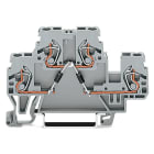WAGO ELETTRONICA - Morsetto per componente.a due piani.con 2 diodi 1N4007.grigio