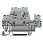 WAGO ELETTRONICA - Morsetto per componente.a due piani.con 2 diodi 1N4007.grigio