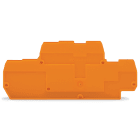 WAGO ELETTRONICA - Piastra terminale e intermedia.spessore 2 mm.arancione