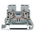 WAGO ELETTRONICA - Morsetto passante per 2 conduttori.2,5 mm².marcatura centrale e laterale.grigio