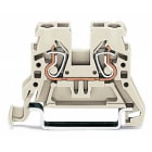 WAGO ELETTRONICA - Morsetto passante per 2 conduttori.2,5 mm².adatto per applicazioni Ex e II.grigio chiaro 870-909