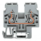 WAGO ELETTRONICA - Morsetto passante per 2 conduttori.2,5 mm².marcatura centrale e laterale.grigio