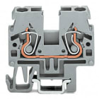 WAGO ELETTRONICA - Morsetto passante per 2 conduttori.2,5 mm².marcatura centrale e laterale.grigio