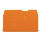 WAGO ELETTRONICA - Piastra terminale e intermedia.spessore 1 mm.arancione