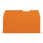WAGO ELETTRONICA - Piastra terminale e intermedia.spessore 1 mm.arancione
