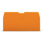 WAGO ELETTRONICA - Piastra terminale e intermedia.spessore 1 mm.arancione