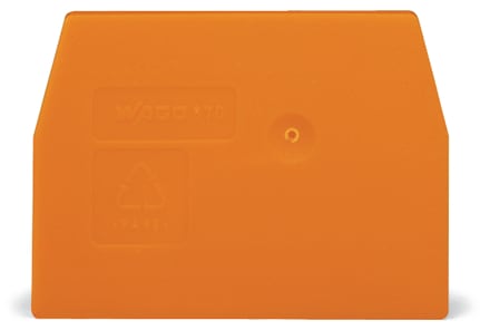 WAGO ELETTRONICA - Piastra di separazione.spessore 1 mm.arancione 870-947