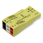 WAGO ELETTRONICA - Connettore di disconnessione per illuminotecnica.3 poli.giallo