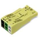 WAGO ELETTRONICA - Connettore di disconnessione per illuminotecnica.3 poli.giallo