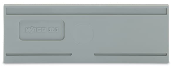 WAGO ELETTRONICA - Piastra di separazione.spessore 2 mm.sporgente.grigio