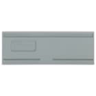 WAGO ELETTRONICA - Piastra di separazione.spessore 2 mm.sporgente.grigio