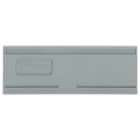 WAGO ELETTRONICA - Piastra di separazione.spessore 2 mm.sporgente.grigio