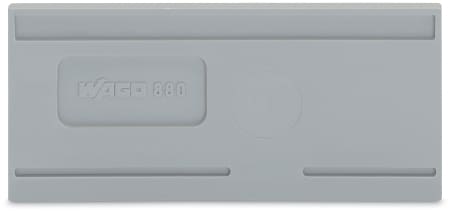 WAGO ELETTRONICA - Piastra di separazione.spessore 2 mm.sporgente.grigio