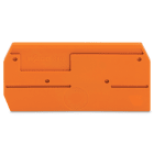 WAGO ELETTRONICA - Piastra terminale e intermedia.spessore 2,5 mm.arancione 880-328