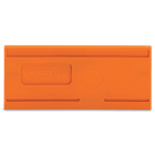 WAGO ELETTRONICA - Piastra di separazione.spessore 2 mm.sporgente.arancione