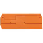 WAGO ELETTRONICA - Piastra terminale e intermedia.spessore 2,5 mm.arancione 880-339