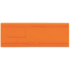 WAGO ELETTRONICA - Piastra di separazione.spessore 2 mm.sporgente.arancione
