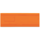 WAGO ELETTRONICA - Piastra di separazione.spessore 2 mm.sporgente.arancione