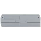 WAGO ELETTRONICA - Piastra terminale e intermedia.spessore 2,5 mm.grigio 880-344