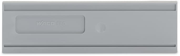 WAGO ELETTRONICA - Piastra di separazione.spessore 2 mm.sporgente.grigio