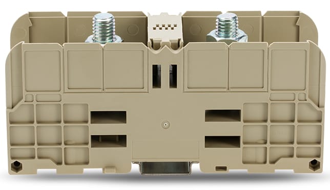 WAGO ELETTRONICA - Morsetto con vite.185 mm².con 2 viti prigioniere M12.beige