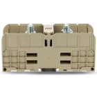 WAGO ELETTRONICA - Morsetto con vite.185 mm².con 2 viti prigioniere M12.beige
