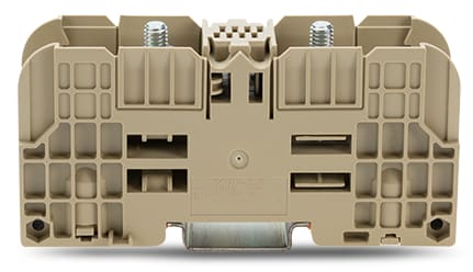 WAGO ELETTRONICA - Morsetto con vite.35 mm².con 2 viti prigioniere M6.beige 884-3500