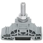 WAGO ELETTRONICA - Morsetto con vite.slot per marcatura laterali.per guida DIN 35 x 15 e 35 x 7,5.grigio