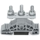 WAGO ELETTRONICA - Morsetto con vite.slot per marcatura laterali.per guida DIN 35 x 15 e 35 x 7,5.grigio