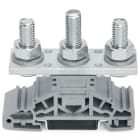 WAGO ELETTRONICA - Morsetto con vite.slot per marcatura laterali.per guida DIN 35 x 15 e 35 x 7,5.grigio