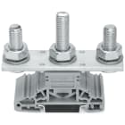 WAGO ELETTRONICA - Morsetto con vite.slot per marcatura laterali.per guida DIN 35 x 15 e 35 x 7,5.grigio
