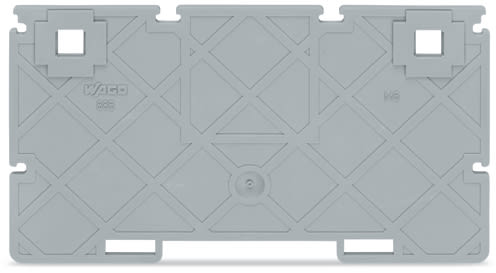 WAGO ELETTRONICA - Piastra di separazione.spessore 2 mm.larghezza 102,3 mm.grigio