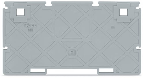 WAGO ELETTRONICA - Piastra di separazione.spessore 2 mm.larghezza 102,3 mm.grigio