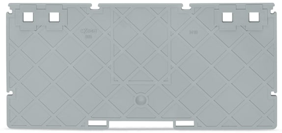 WAGO ELETTRONICA - Piastra di separazione.spessore 2 mm.larghezza 157 mm.grigio