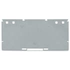 WAGO ELETTRONICA - Piastra di separazione.spessore 2 mm.larghezza 157 mm.grigio