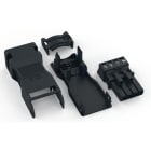 WAGO ELETTRONICA - Presa.con custodia antistrappo.4 poli.nero 890-104