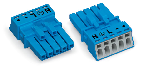 WAGO ELETTRONICA - Presa.5 poli.Cod. I.blu