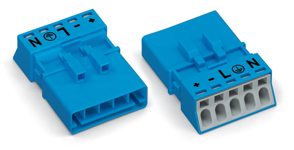 WAGO ELETTRONICA - Spina.5 poli.Cod. I.blu