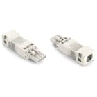 WAGO ELETTRONICA - Presa.con custodia antistrappo.4 poli.bianco 890-124