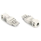 WAGO ELETTRONICA - Presa.con custodia antistrappo.5 poli.bianco