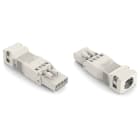 WAGO ELETTRONICA - Spina.con custodia antistrappo.4 poli.bianco