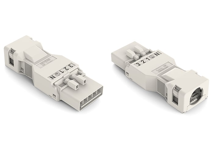 WAGO ELETTRONICA - Spina.con custodia antistrappo.5 poli.bianco