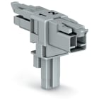 WAGO ELETTRONICA - Distributore tipo T.2 poli.Cod. B.grigio