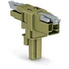 WAGO ELETTRONICA - Distributore tipo T.2 poli.Cod. B.verde chiaro