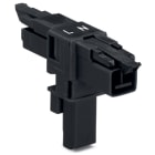 WAGO ELETTRONICA - Distributore tipo T.2 poli.Cod. A.nero