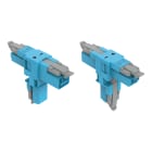 WAGO ELETTRONICA - Distributore tipo T.2 poli.Cod. I.blu