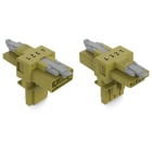 WAGO ELETTRONICA - Distributore tipo T.4 poli.Cod. B.verde chiaro